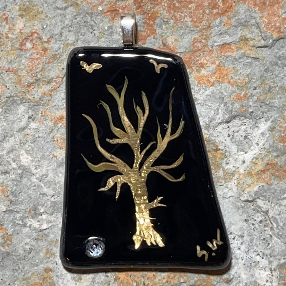 ✨3/$25✨ STOCKING STUFFER glass pendant